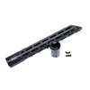 The MC-Tech AR-15 Handguard features a compact design, easy assembly without shims, and a high-quality aluminum finish, ensuring durability and precision.